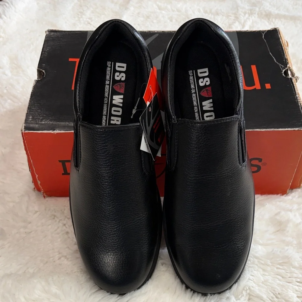 Deer Stags Men's Black DS Work Oil& Slip Resistant Non Marking,Size 11-1/2 . - Picture 4 of 17